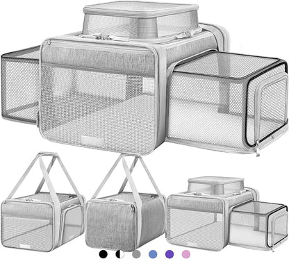 Top and 2 Sides Expandable Pet Carrier 17x11x9.5, TSA Airline Approved Small by SHARLOVY