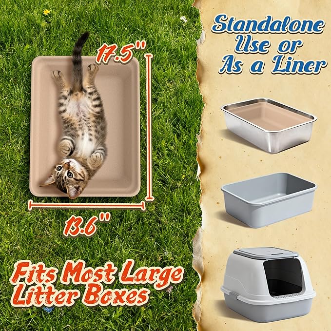 16-Pack Disposable Litter Boxes - Image 5