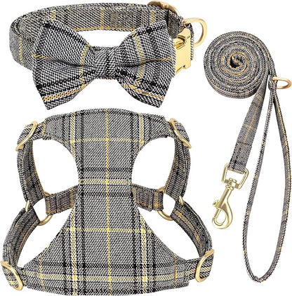 Beirui Cute Extra Small Dog Harness Collar and Leash Set by Beirui