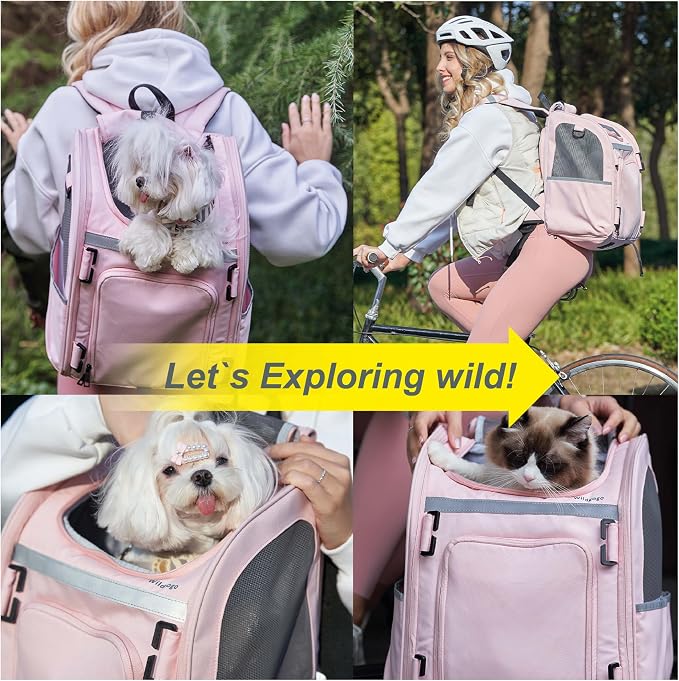 Expandable Pet Carrier, Airline-Approved Foldable and Detachable Backpack - Image 7