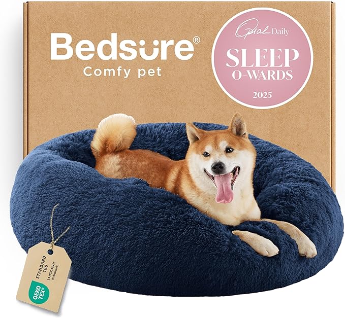 Bedsure Calming Dog Bed for Medium Dogs by BEDSURE