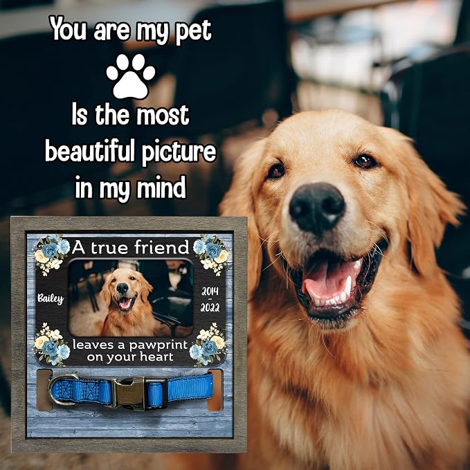Dog Memorial Gifts Personalized Loss Of Pet Dog Memorial Picture Frame Pet Loss - Image 6