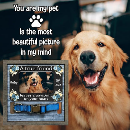 Dog Memorial Gifts Personalized Loss Of Pet Dog Memorial Picture Frame Pet Loss - Image 6