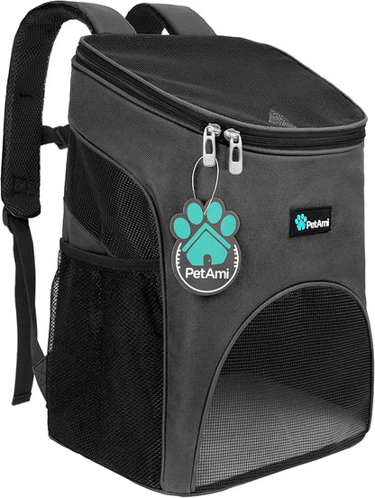PetAmi Small Dogs and Cat Backpack Carrier, Airline Approved Pet Backpack by PetAmi