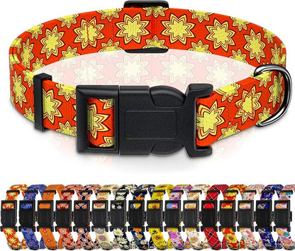 Dog Collar, Classical Indian Spirit Boys Girls Puppy Collar by Seyezo