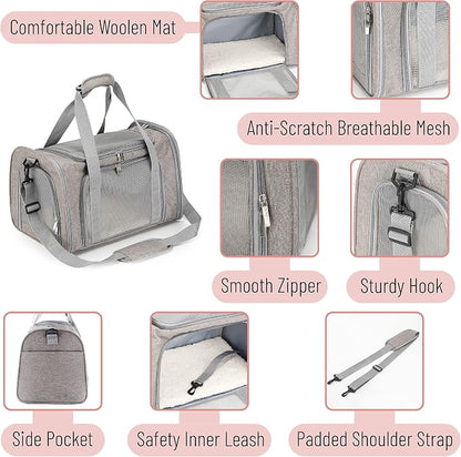 Mr. Pen- Pet Carrier, Cat Carrier, Dog Carrier, Cat Bag Carrier, Cat Travel - Image 3