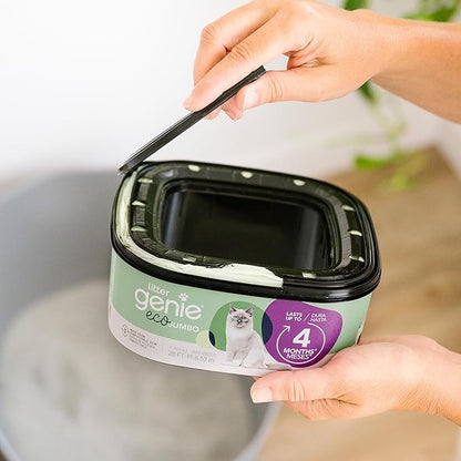 Litter Genie Eco Refills | Compostable Cat Litter Bags Jumbo 1-pack | Up to 4 - Image 7