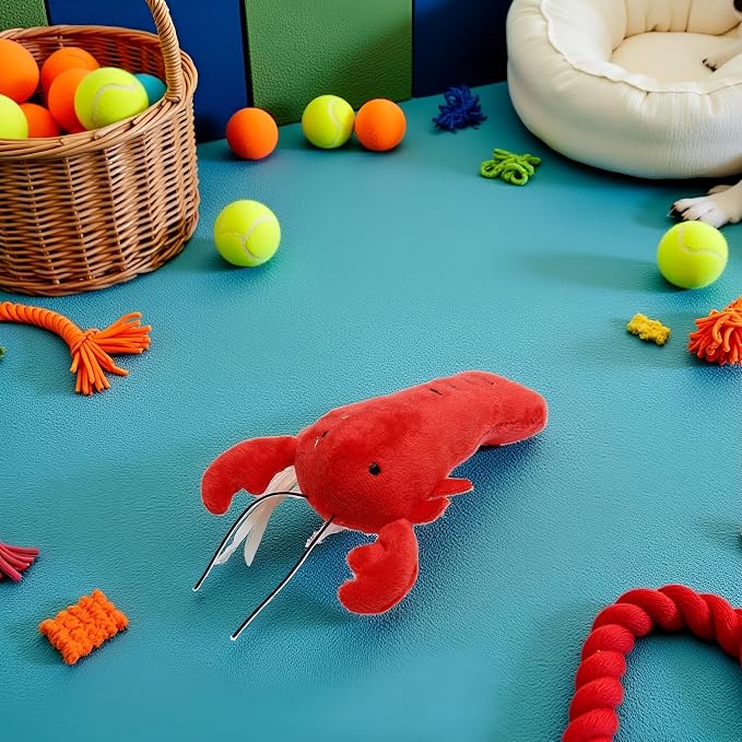 Dog Lobster Chew Toy Multi-Shape Comfortable to Touch Plush Cats Chew Stuffed - Image 5