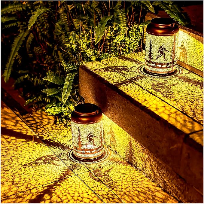 Bigfoot Solar Lanterns Outdoor Hanging Waterproof Solar Lights Big Foot - Image 4