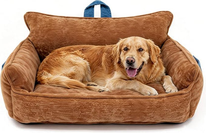 Orthopedic Dog Bed with Memory Foam, Washable Plush Pet Bed by Unknown