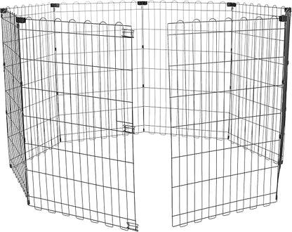 Amazon Basics Portable Foldable Octagonal Metal Exercise Dog Playpen, by AmazonBasics