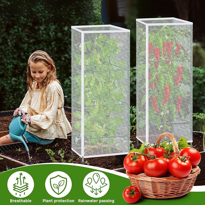 3 Pack 59"x18" Bird Netting Plant Cover - Image 7