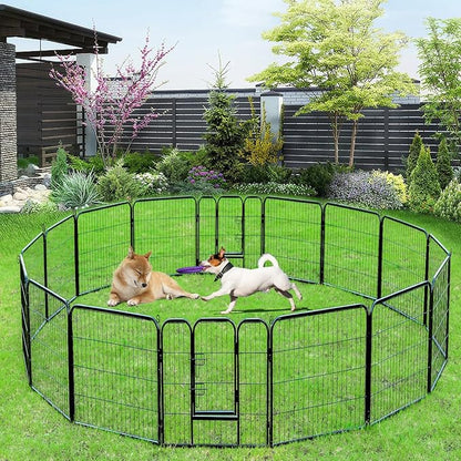 BestPet | Dog Playpen | 40 Inch, 16 Panels | Heavy Duty Metal Pet Exercise Pen - Image 2