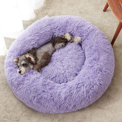 WESTERN HOME WH Calming Dog Bed & Cat Bed, Anti-Anxiety Donut Dog Cuddler Bed - Image 2