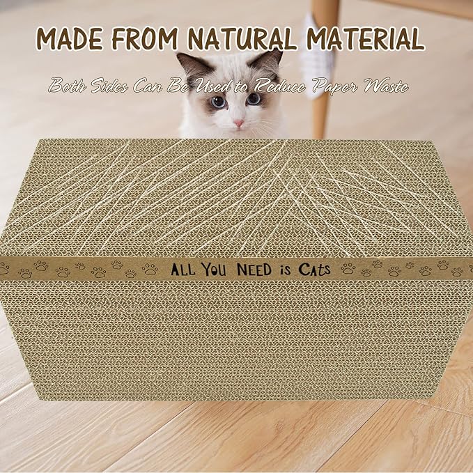 AccEncyc Cardboard Cat Scratcher Pads Cat Scratching Board - Image 5