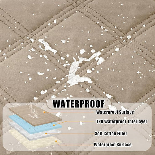 Smiry Waterproof Dog Bed Cover Blanket 40x50, Soft Reversible Pet Blanket - Image 2
