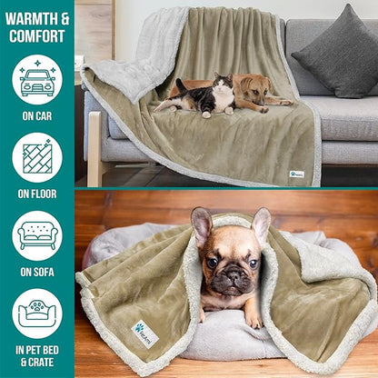 PetAmi Dog Blanket for Medium Large Dogs, Pet Bed Blanket Cat Puppy Kitten - Image 5