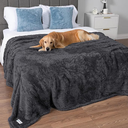 PetAmi Fluffy Waterproof Dog Blanket - Image 3