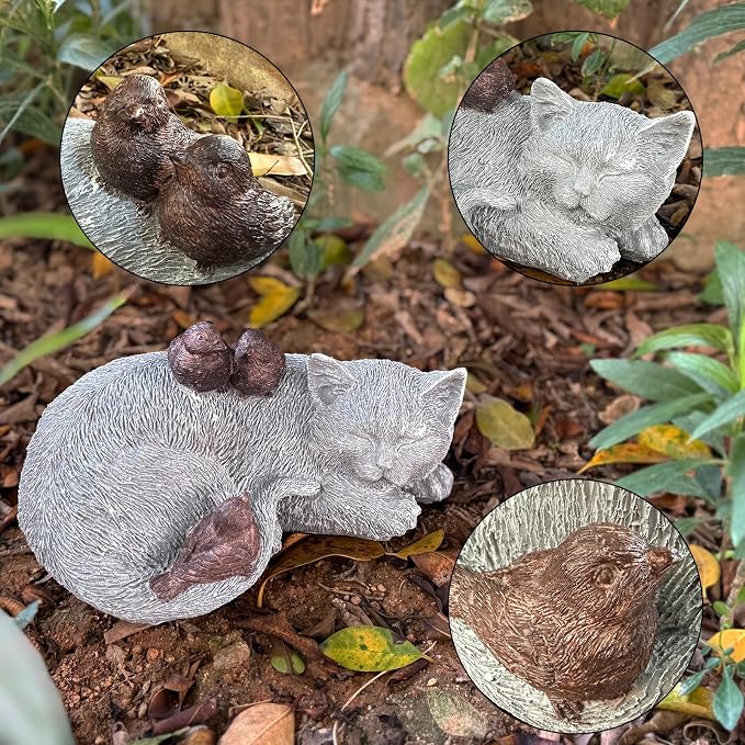 Cat Statue Outdoor Garden Decor - Image 4