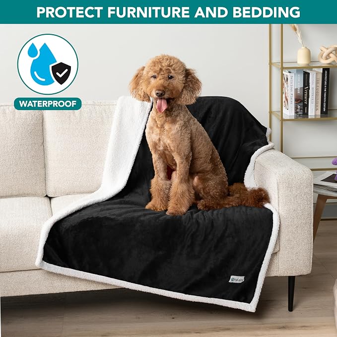 PetAmi Waterproof Dog Blanket for Medium Large Dog Puppy Cat Throw for Couch - Image 2