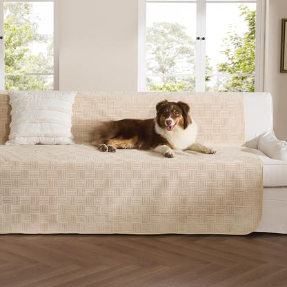 Bedsure Waterproof Couch Cover for Dogs Washable by BEDSURE