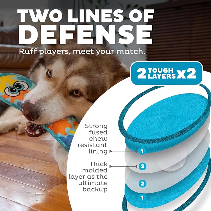 Outward Hound Tough Skinz Durable Squeaky Dog Toy - Image 2