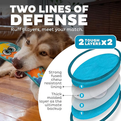 Outward Hound Tough Skinz Durable Squeaky Dog Toy - Image 2