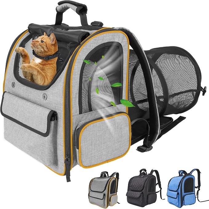 Expandable Cat Carriers for Cats and Small Dogs, Travel Bag by FURTENT