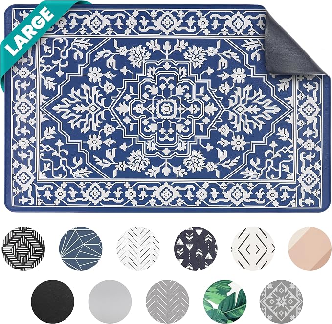 NALALAS Large Dog Mat for Food and Water, Cat Feeding Mat | Large Waterproof by NALALAS