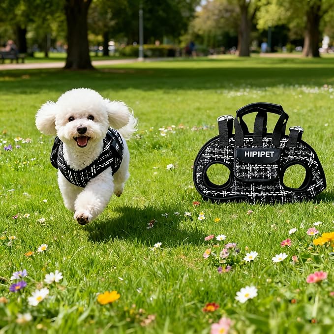 Dog Lift Harness Dog Carrier Adjustable Breathable Vest Straps - Image 8