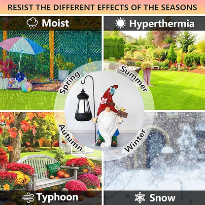 Solar Gnome Garden Statues Outdoor Décor - Image 8