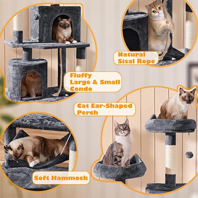 Yaheetech 70.5in Cat Tower - Image 3
