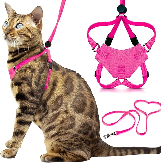 Houdini™ Escape Proof Kitten Harness and Leash Set by OutdoorBengal – Extra by OutdoorBengal