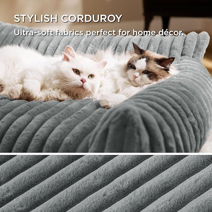 Bedsure ComfyFleece Cat Couch for Pets - Image 4