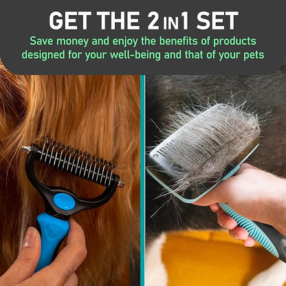 Maxpower Planet Dog Rake and Dog Hair Brush - Image 8