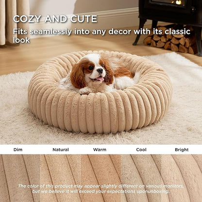 Bedsure ComfyFleece™ Donut Medium Dog Bed - Image 4