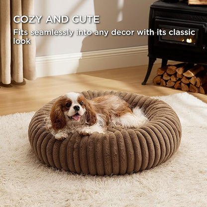 Bedsure ComfyFleece™ Donut Medium Dog Bed - Image 4