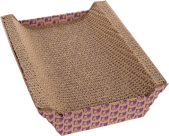 SmartyKat Super Scratcher Chaise Corrugated Cat Scratcher, Catnip Infusion by SmartyKat