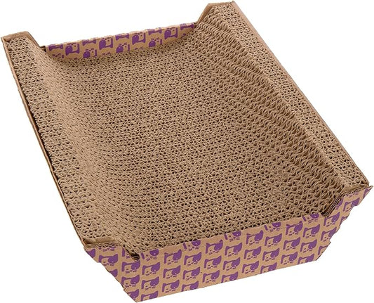 SmartyKat Super Scratcher Chaise Corrugated Cat Scratcher, Catnip Infusion by SmartyKat