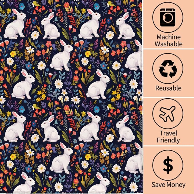 Cute Rabbit Hand Towels - Image 3