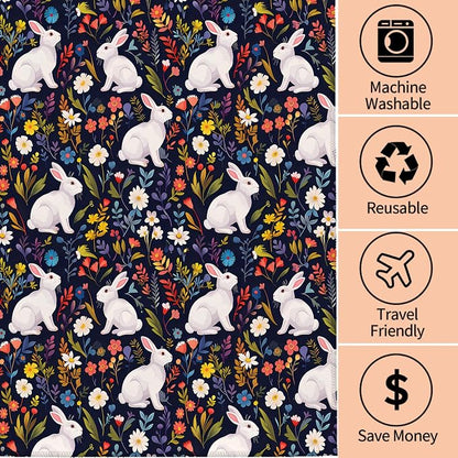 Cute Rabbit Hand Towels - Image 3