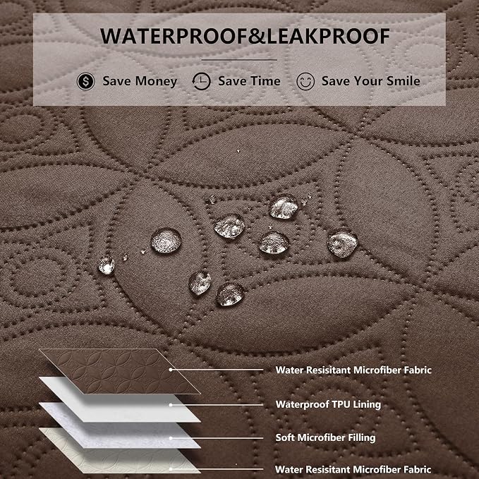 Waterproof Dog Blanket, 30x30 inches Small Pet Couch Covers - Image 2