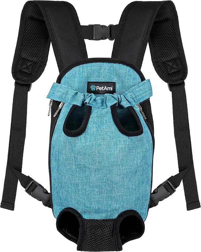 PetAmi Dog Carrier Backpack, Adjustable Pet Cat Front Carrier Backpack by PetAmi