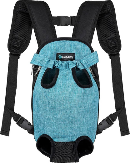 PetAmi Dog Carrier Backpack, Adjustable Pet Cat Front Carrier Backpack by PetAmi