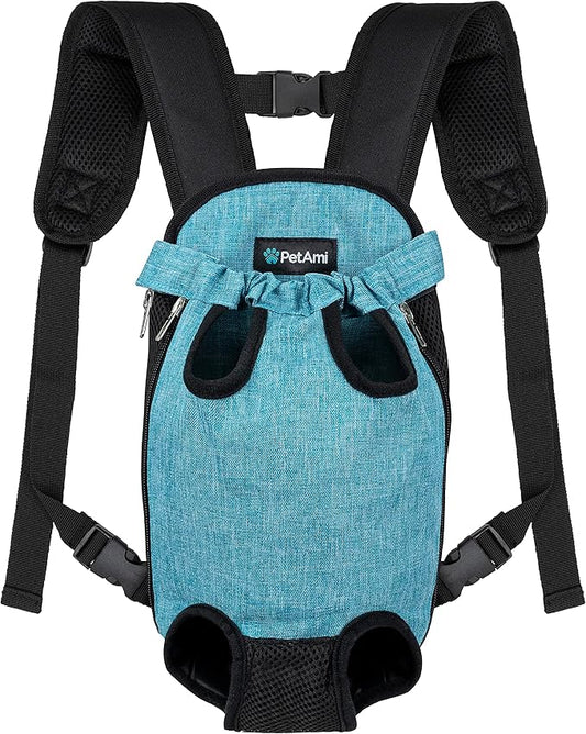 PetAmi Dog Carrier Backpack, Adjustable Pet Cat Front Carrier Backpack by PetAmi