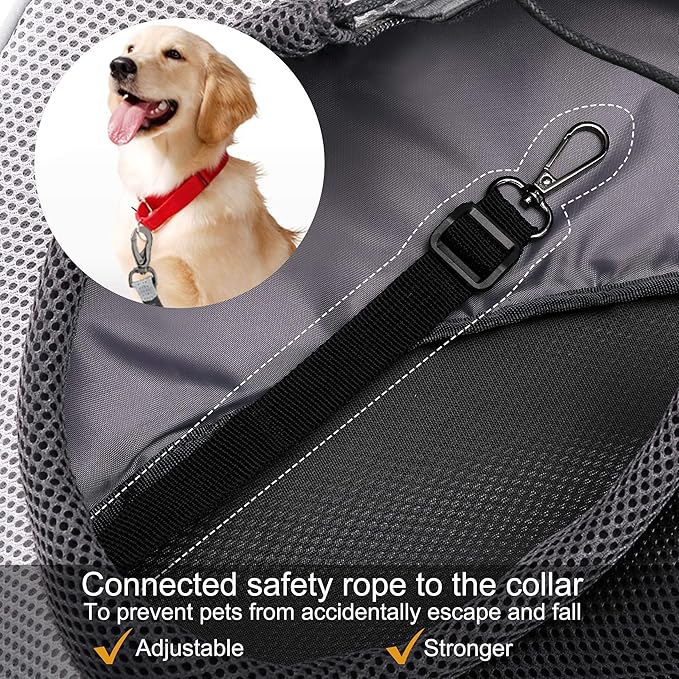 FDJASGY Pet Sling Carrier for Small Dogs Cats, Breathable Mesh Travelling Hand - Image 2