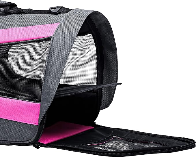 Pawer 18” x 11”x 11” Soft-Sided Foldable Airline Approved Pet Carrier - Image 8