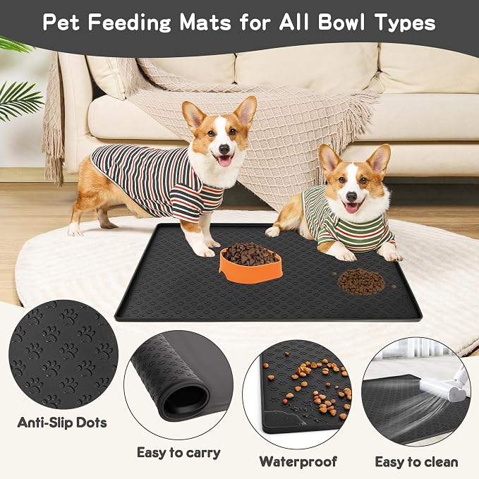 Silicone Dog Dish Mat for Food and Water - Image 4