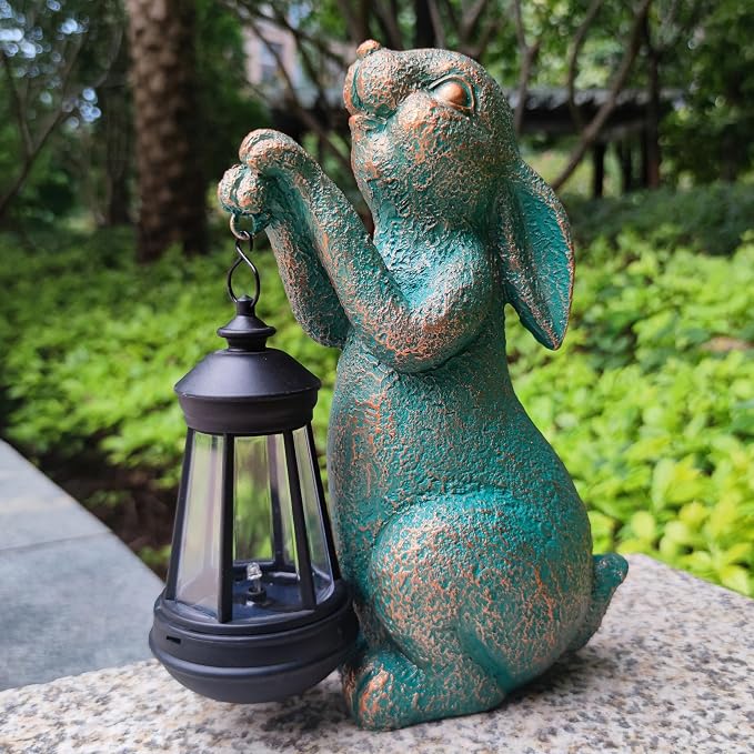 Rabbit Garden Statue Outdoor Décor - Image 2