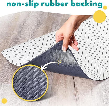 NALALAS Large Dog Mat for Food and Water, Cat Feeding Mat | Large Waterproof - Image 3
